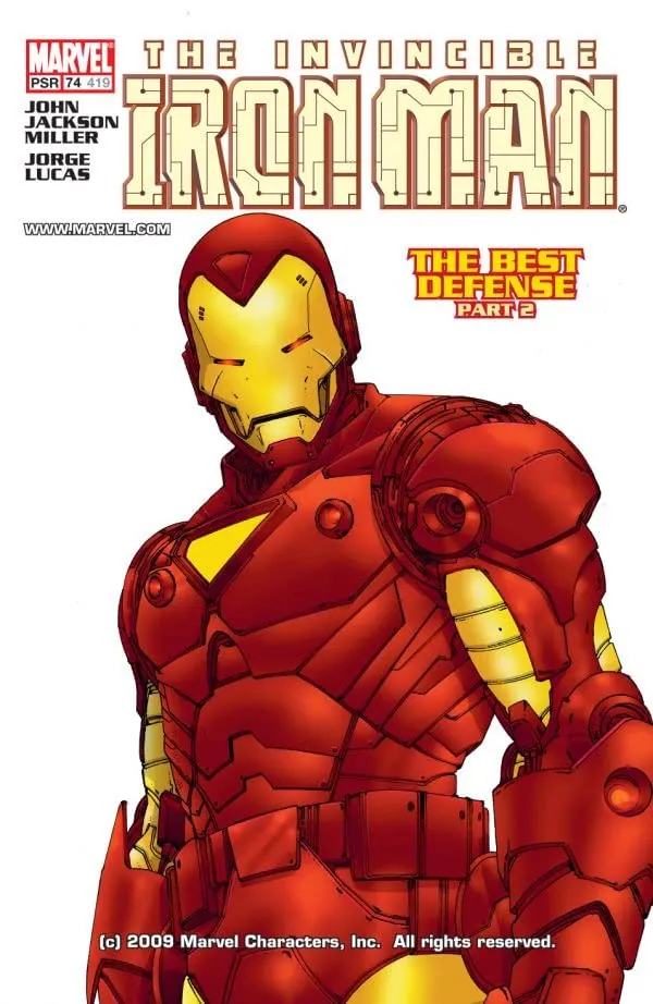 Cover of Iron Man #74 (419)