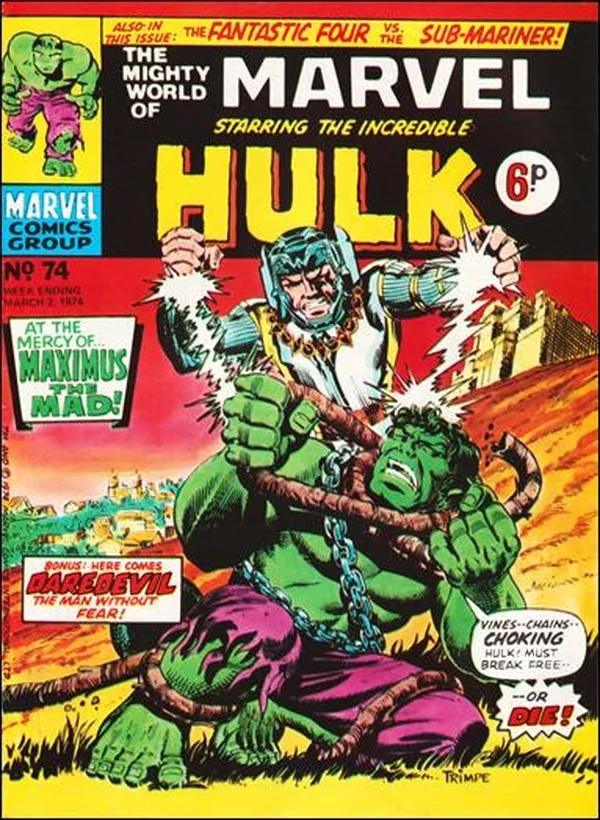 Cover of The Mighty World of Marvel #74