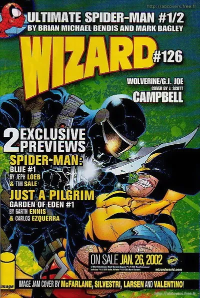 Cover of Wizard: The Comics Magazine #126