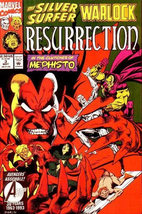 Cover of Silver Surfer / Warlock: Resurrection #3