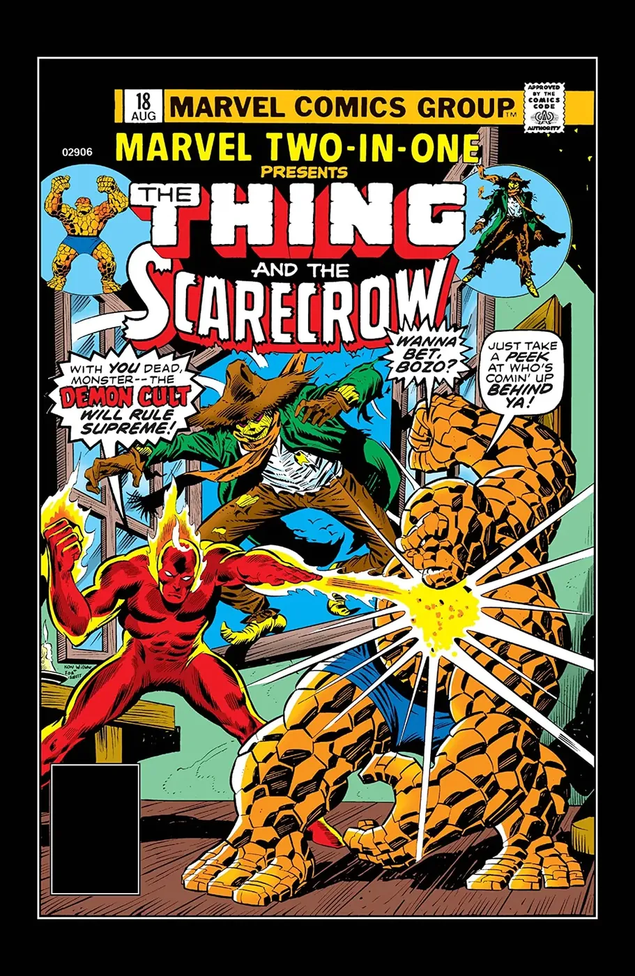 Cover of Marvel Two-in-One #18
