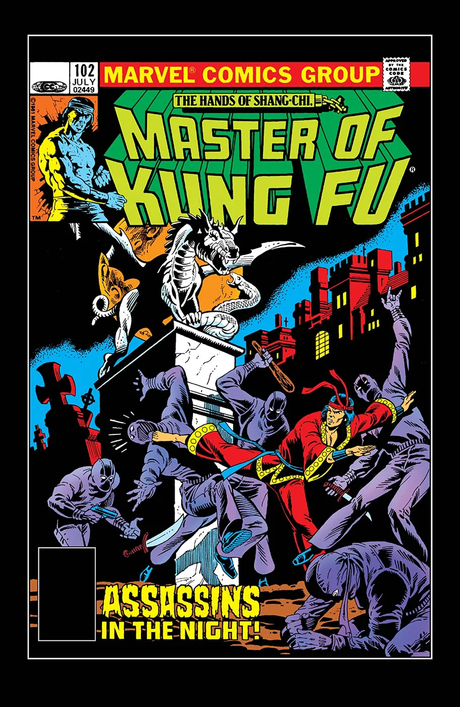 Cover of Master of Kung Fu #102