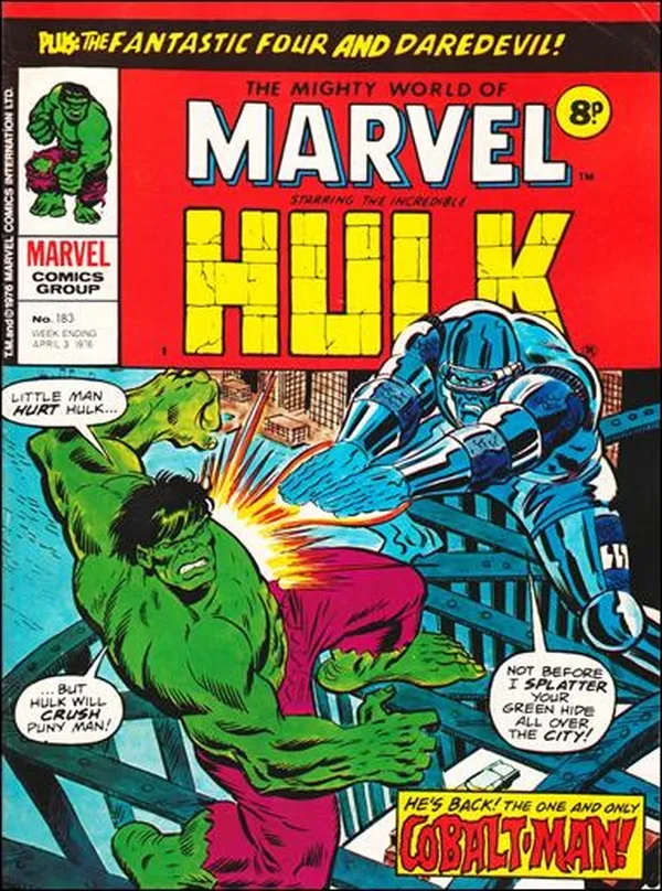Cover of The Mighty World of Marvel #183
