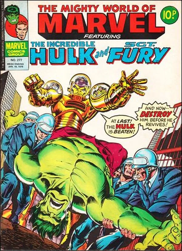 Cover of The Mighty World of Marvel #277