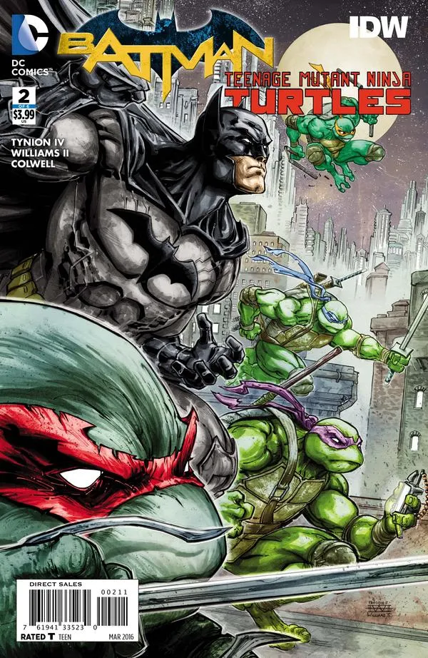 Cover of Batman / Teenage Mutant Ninja Turtles #2
