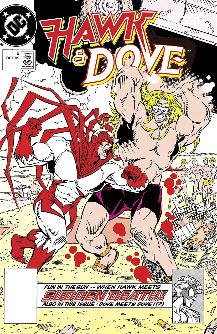 Cover of Hawk and Dove #5