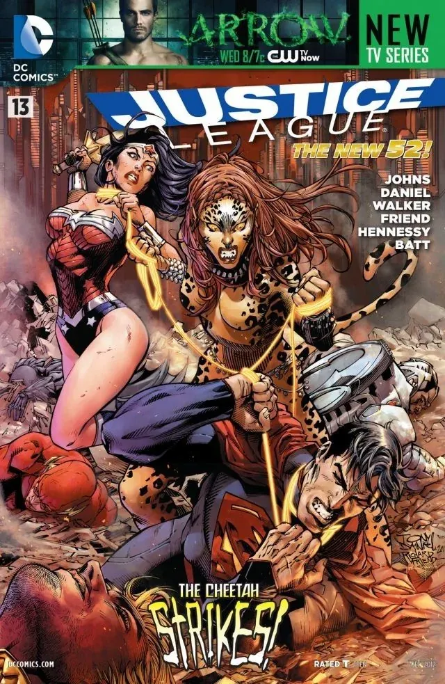 Cover of Justice League #13