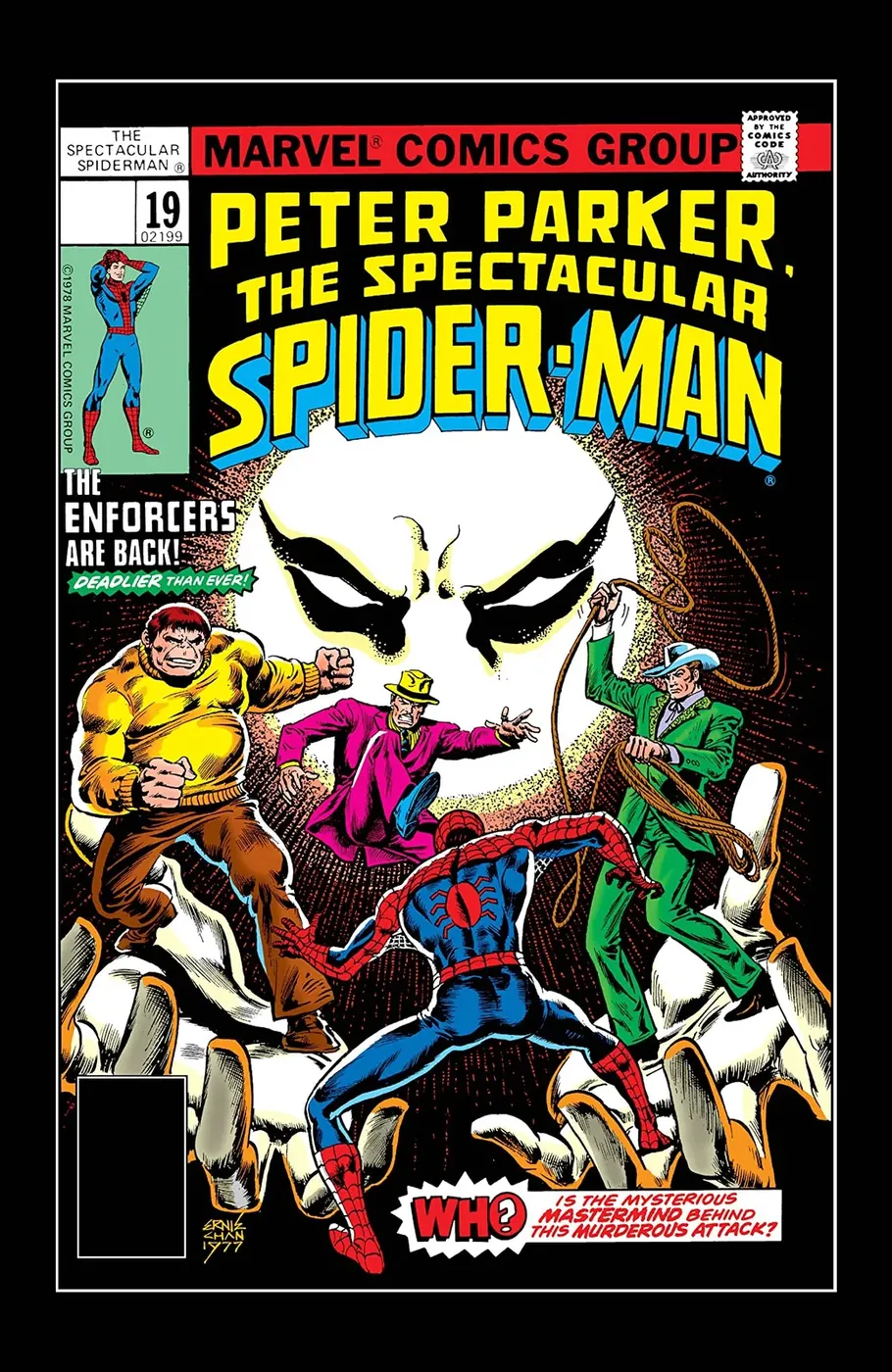 Cover of The Spectacular Spider-Man #19