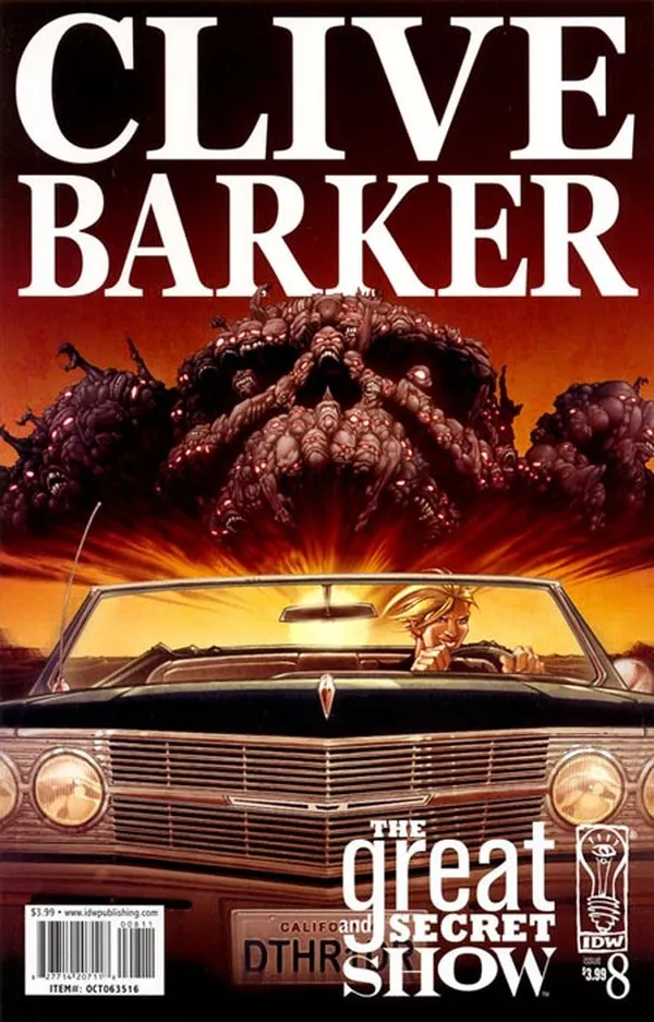 Cover of Clive Barker's The Great and Secret Show #8
