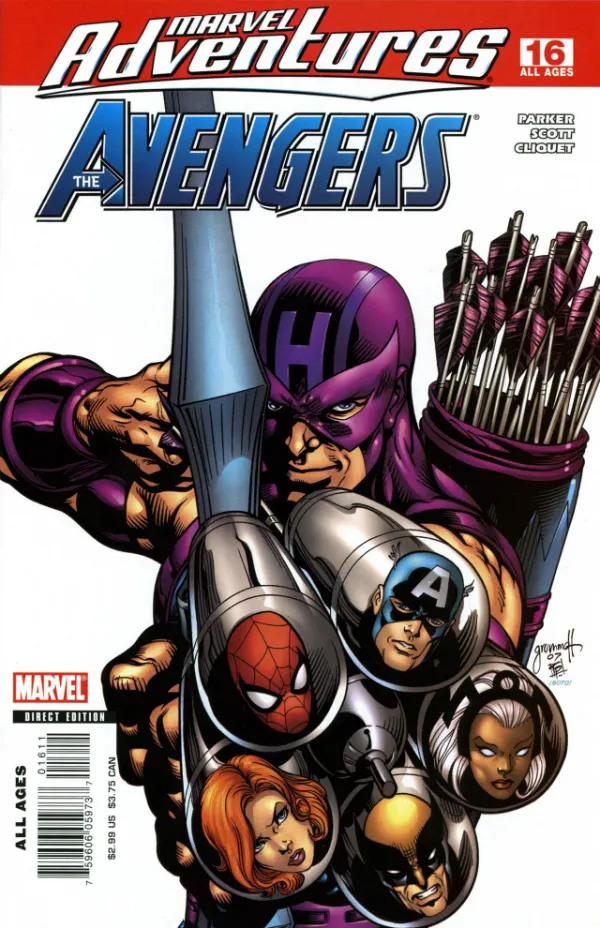 Cover of Marvel Adventures The Avengers #16