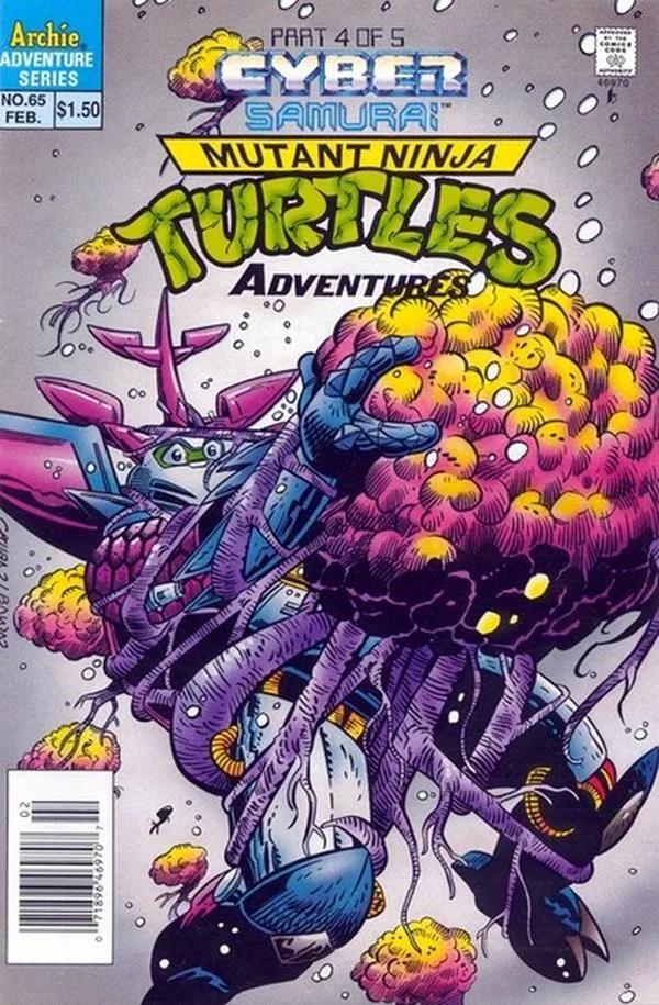 Cover of Teenage Mutant Ninja Turtles Adventures #65