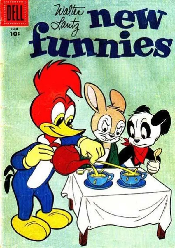 Cover of Walter Lantz New Funnies #244