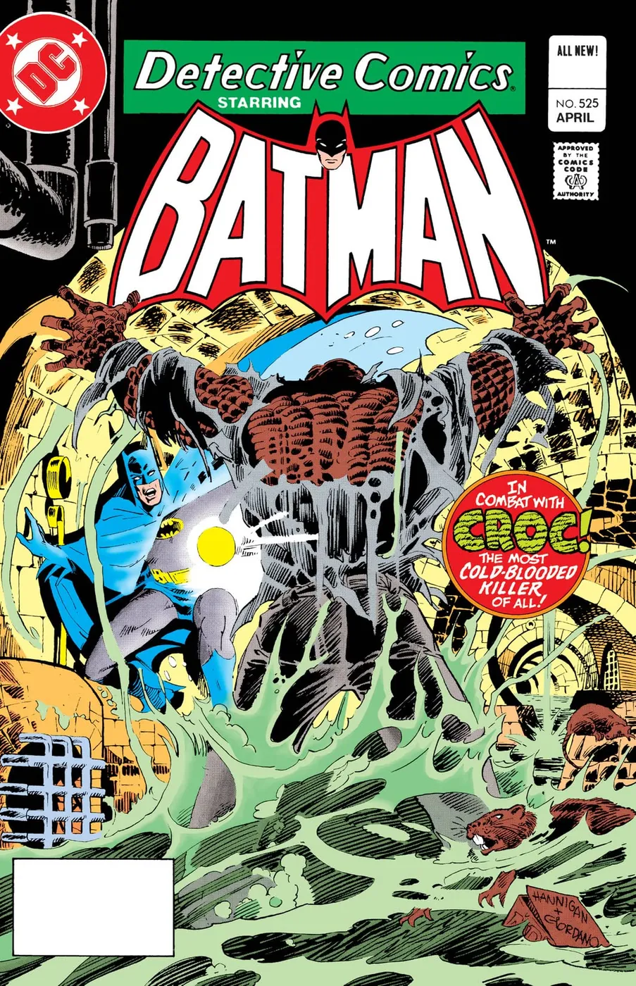 Cover of Detective Comics #525