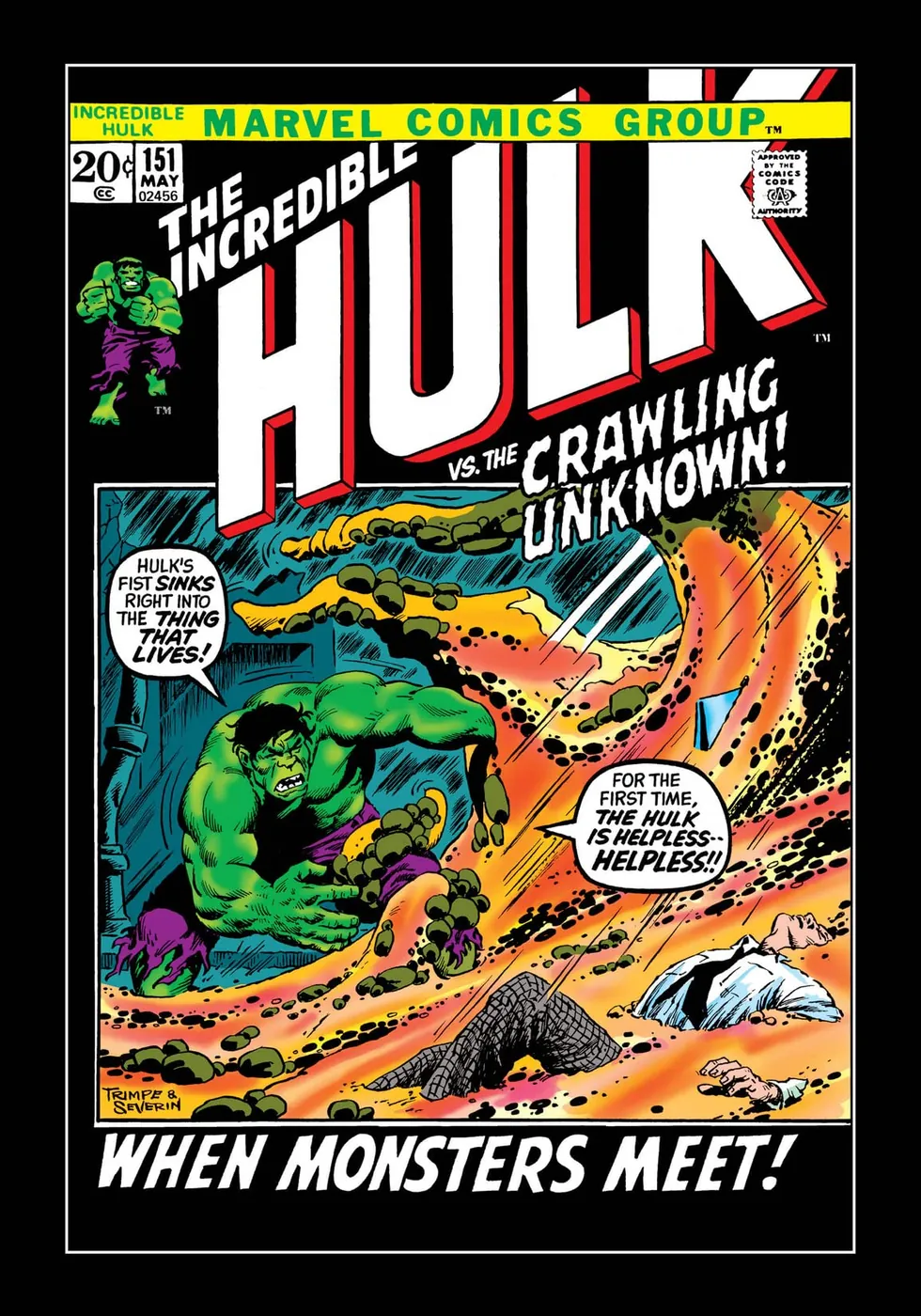 Cover of The Incredible Hulk #151