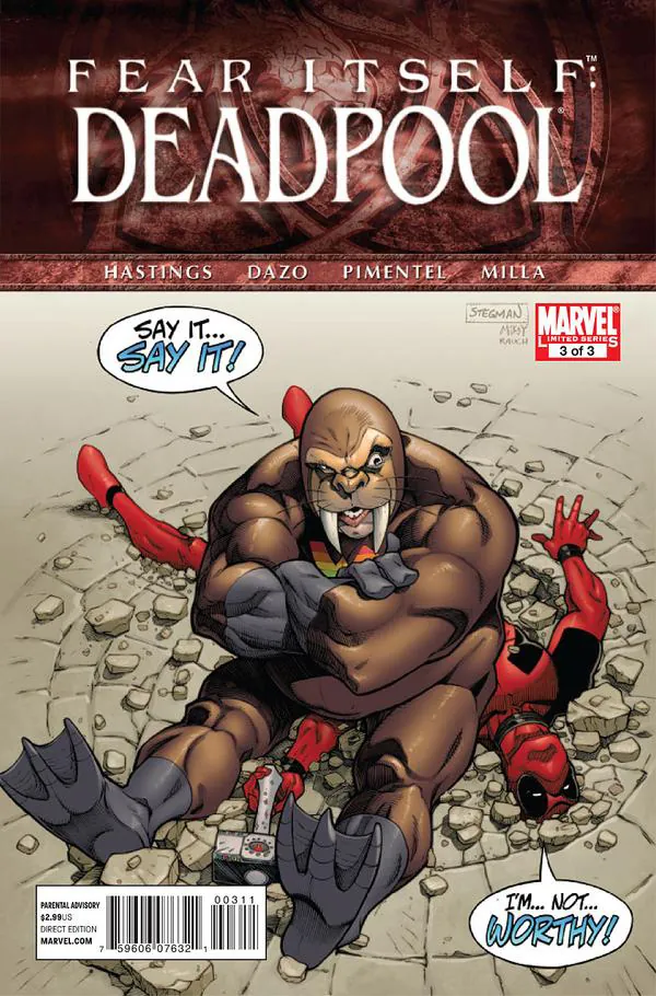 Cover of Fear Itself: Deadpool #3