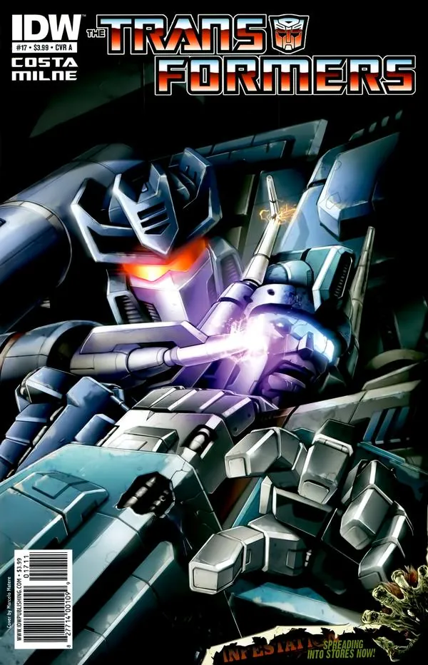 Cover of The Transformers #17