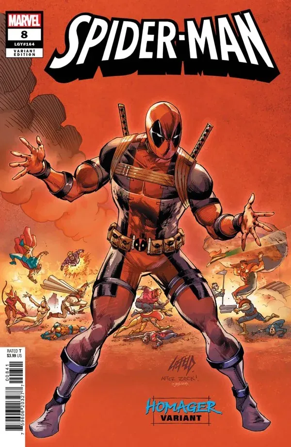 Cover of Spider-Man #8 (164)