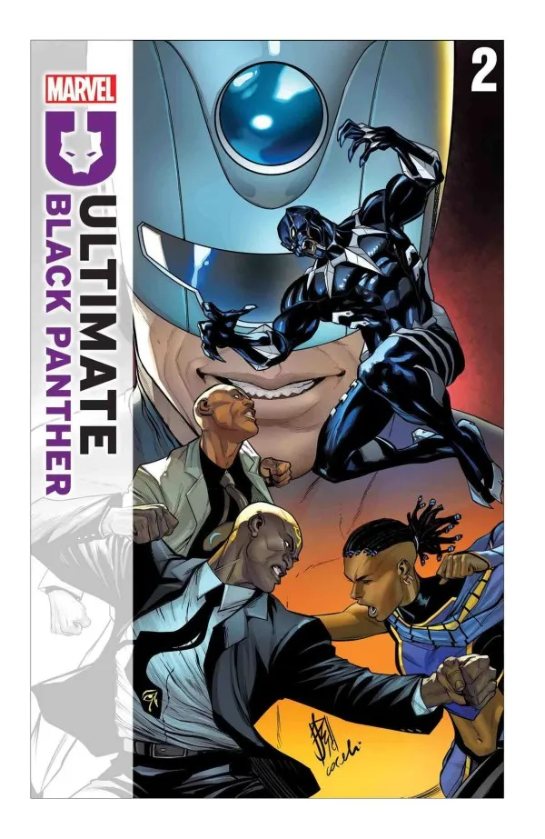 Cover of Ultimate Black Panther #2
