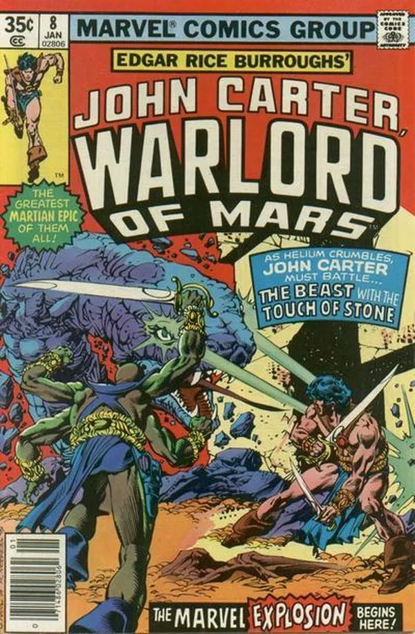Cover of John Carter, Warlord of Mars #8