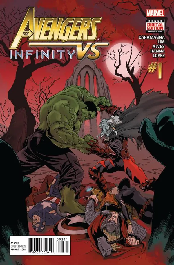 Cover of Avengers vs Infinity #1