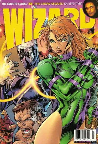 Cover of Wizard: The Comics Magazine #55
