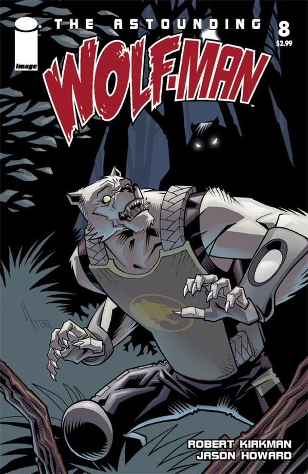 Cover of The Astounding Wolf-Man #8