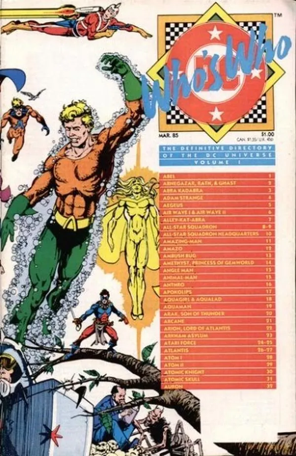 Cover of Who's Who: The Definitive Directory of the DC Universe #1