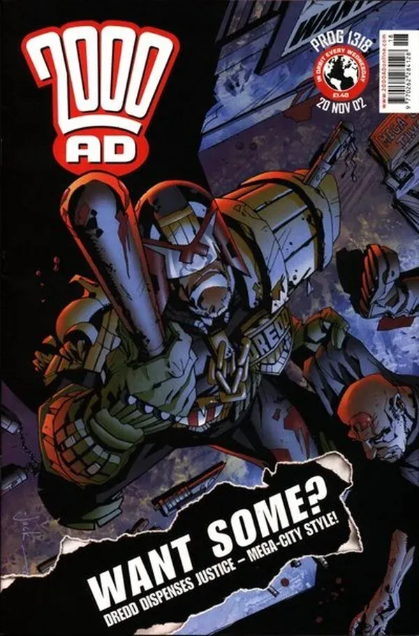 Cover of 2000 AD #1318