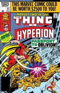 Cover of Marvel Two-in-One #67