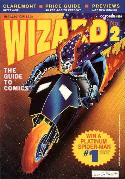 Cover of Wizard: The Comics Magazine #2
