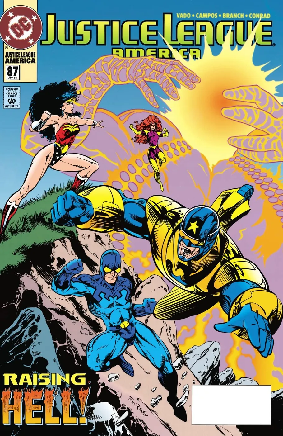 Cover of Justice League America #87
