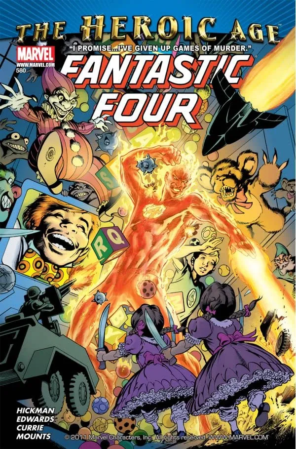 Cover of Fantastic Four #580