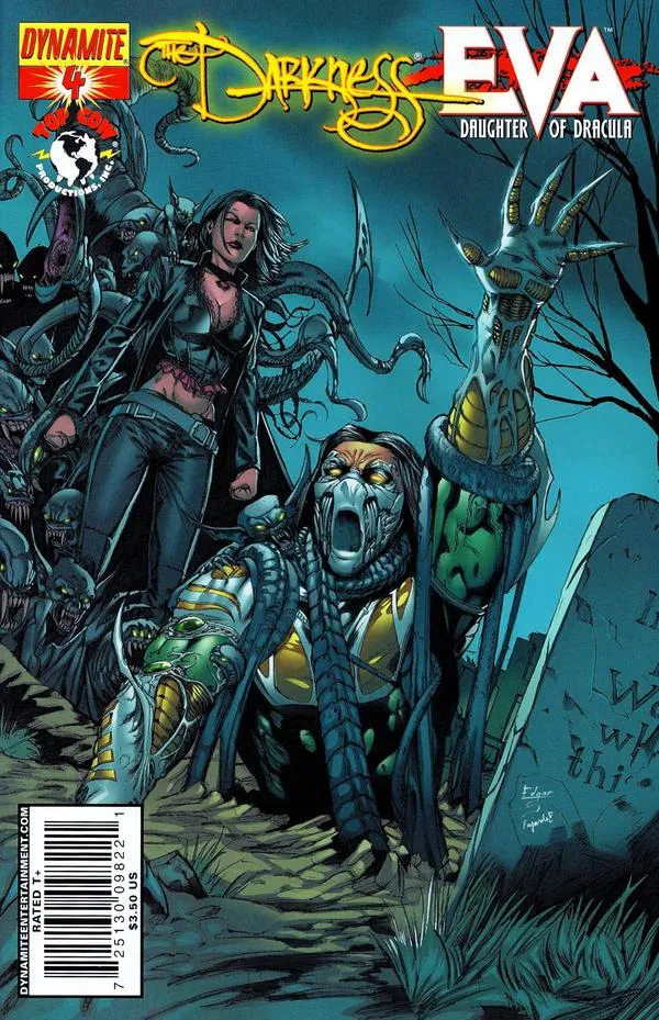 Cover of The Darkness vs. Eva: Daughter of Dracula #4