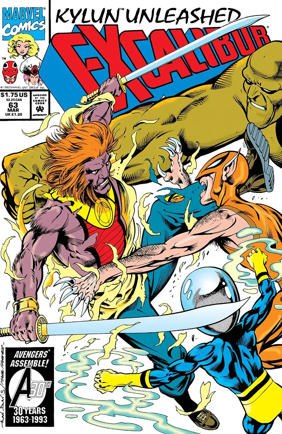 Cover of Excalibur #63