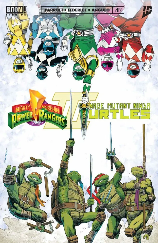 Cover of Mighty Morphin Power Rangers / Teenage Mutant Ninja Turtles III #1
