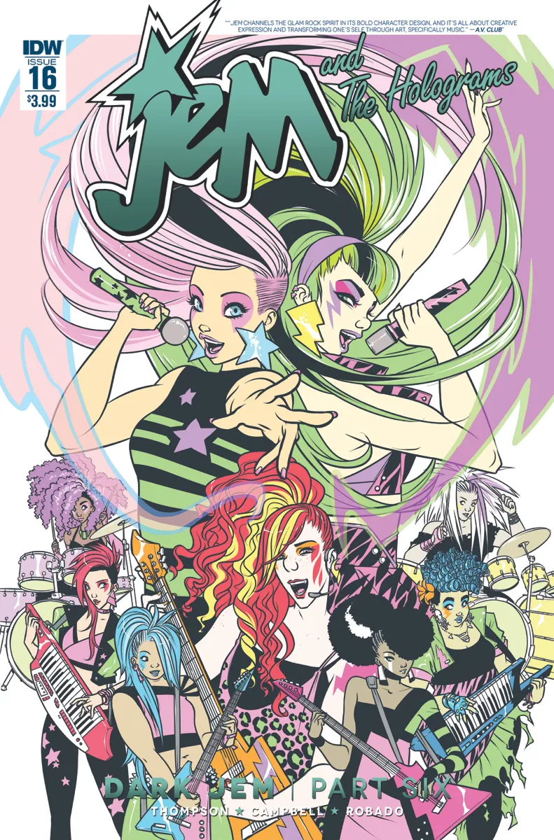 Cover of Jem and the Holograms #16
