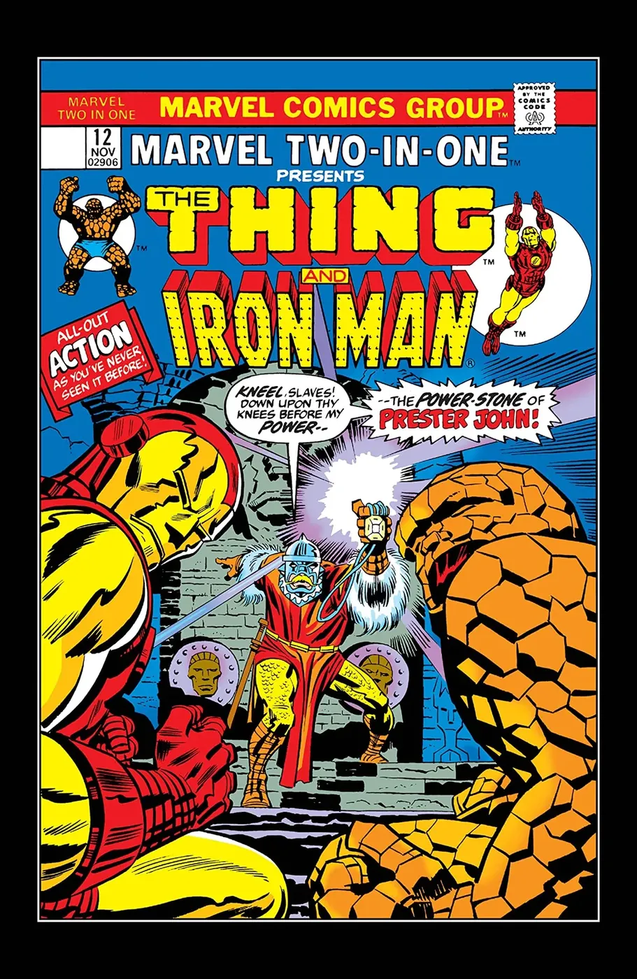 Cover of Marvel Two-in-One #12