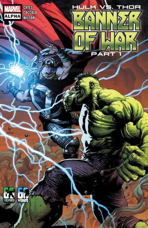 Cover of Hulk vs. Thor: Banner of War Alpha #1
