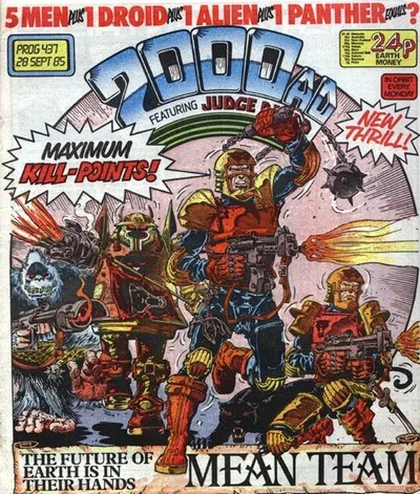 Cover of 2000 AD #437