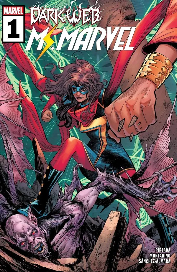 Cover of Dark Web: Ms. Marvel #1