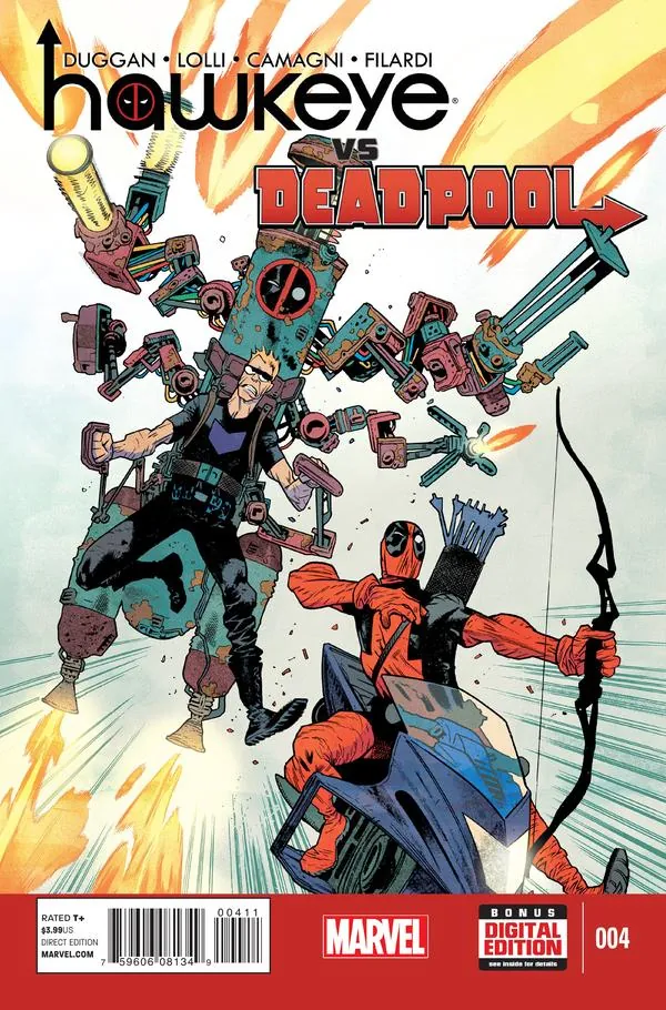 Cover of Hawkeye vs. Deadpool #4