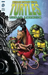 Cover of Teenage Mutant Ninja Turtles: Urban Legends #25