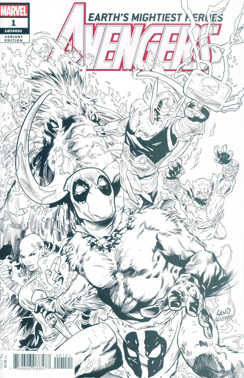 Cover of Avengers #1 (691)