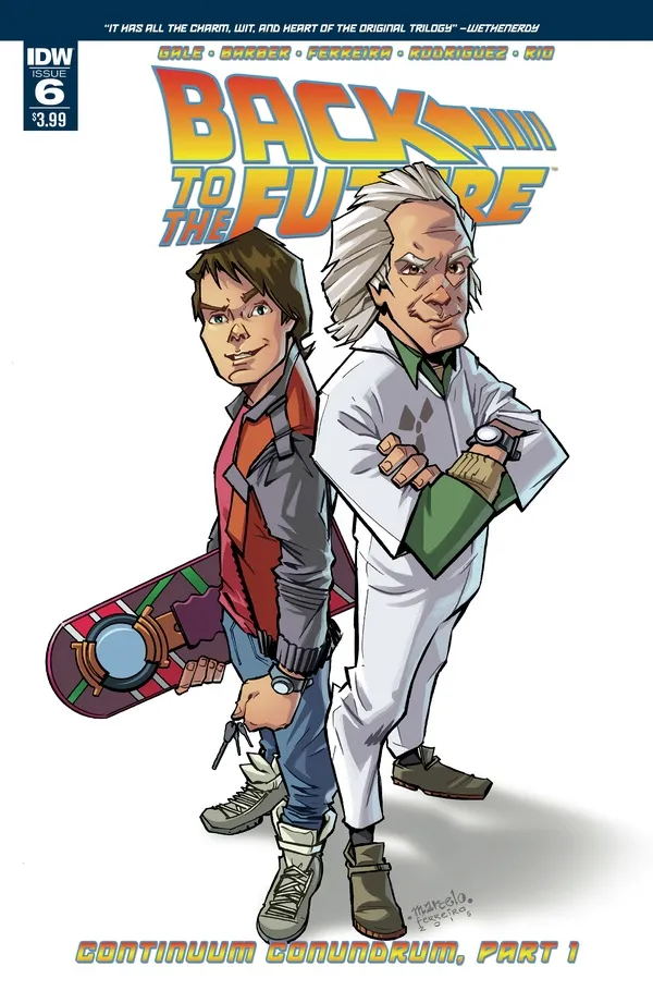 Cover of Back to the Future #6