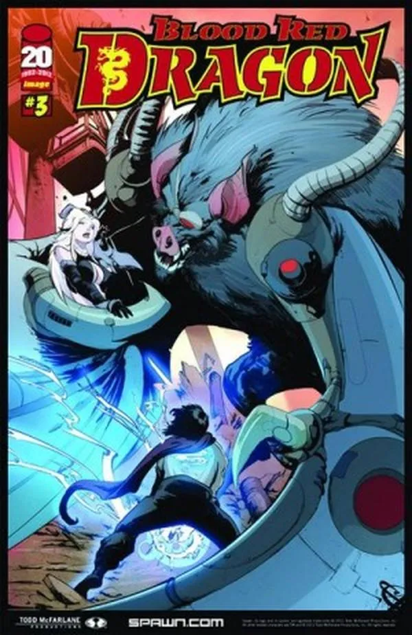 Cover of Blood Red Dragon #3