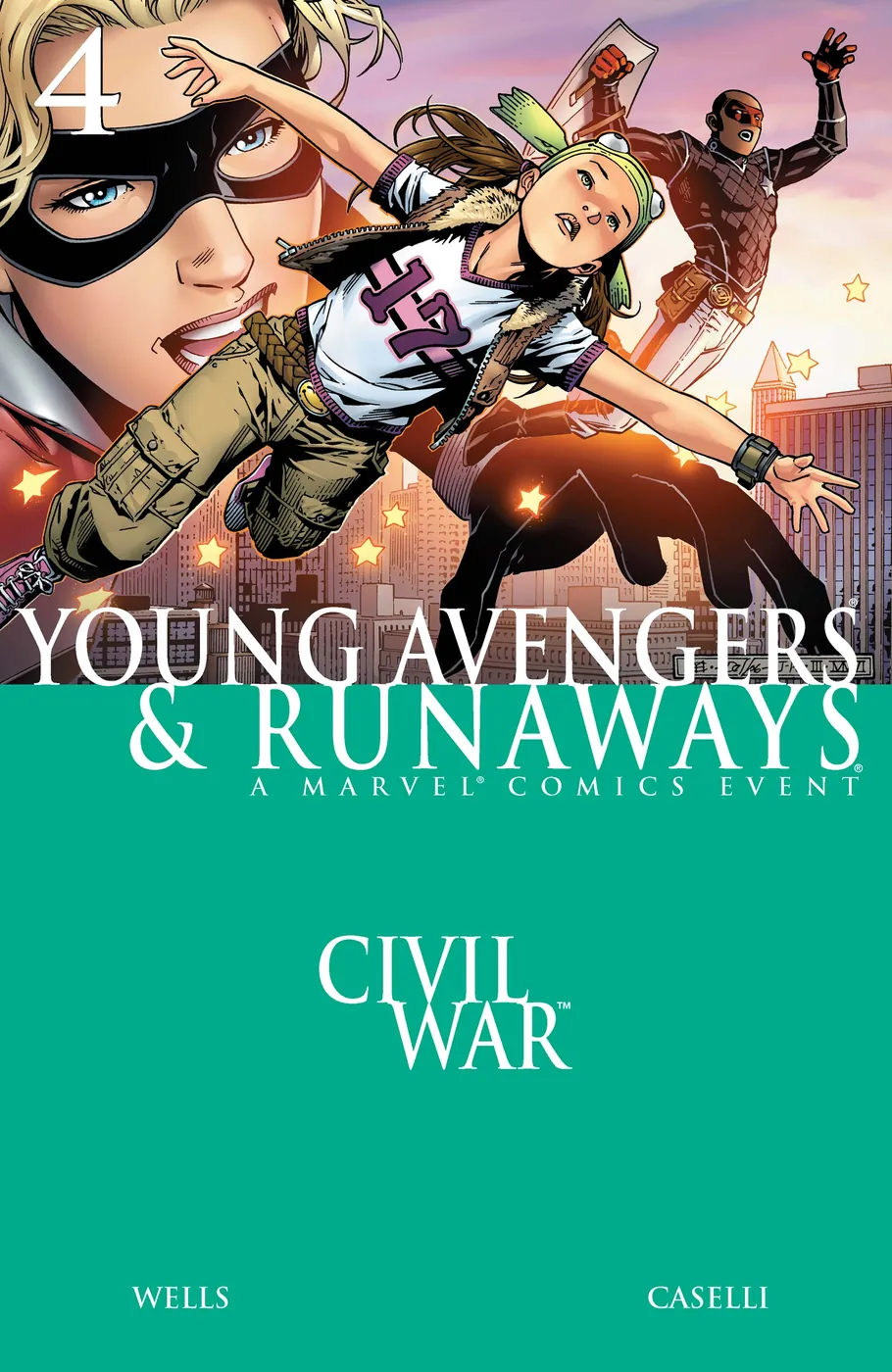 Cover of Civil War: Young Avengers & Runaways #4