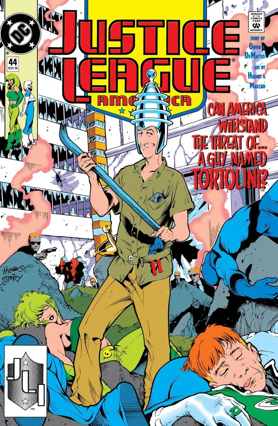 Cover of Justice League America #44