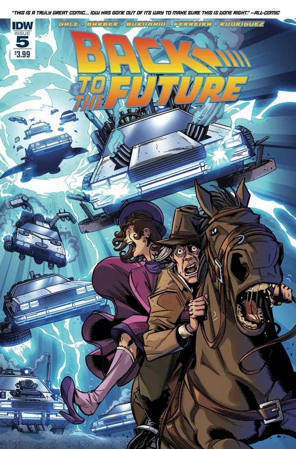 Cover of Back to the Future #5