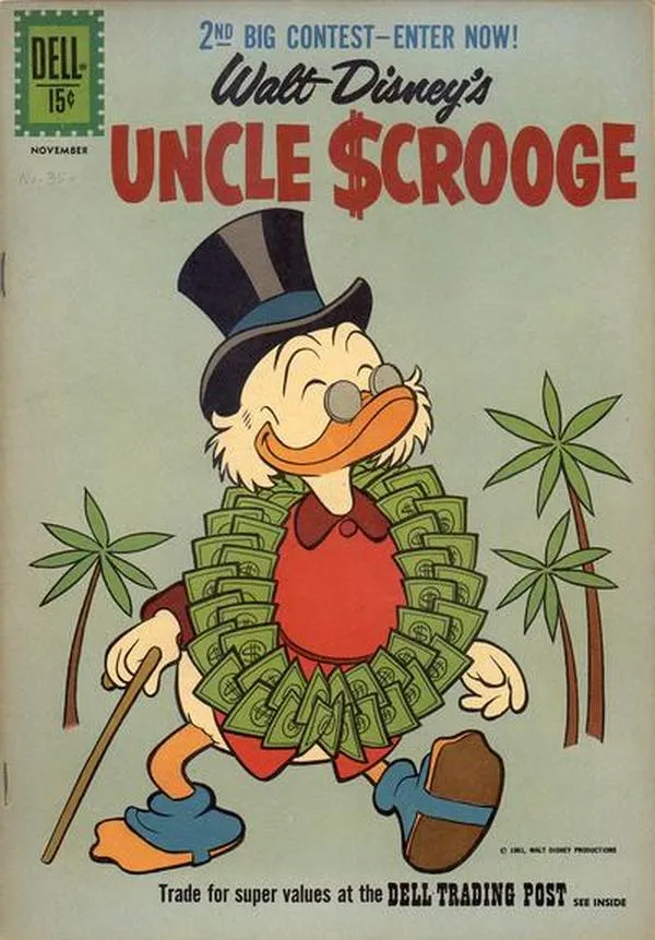 Cover of Walt Disney's Uncle Scrooge #35