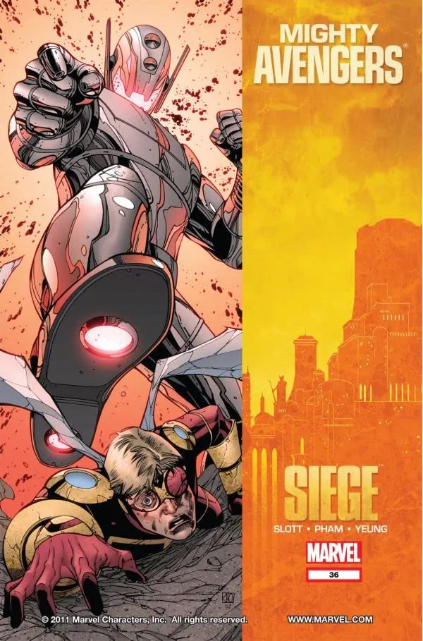 Cover of The Mighty Avengers #36